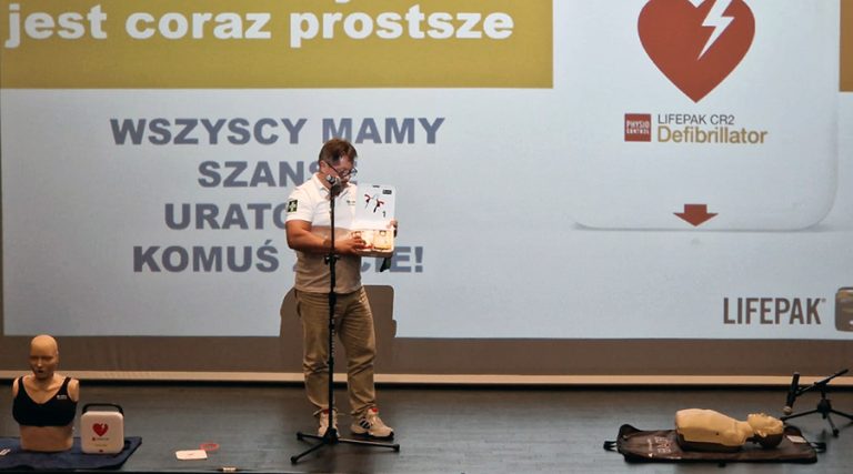 Szkolenie obsługa defibrylatora AED gmina Barcin Adpla