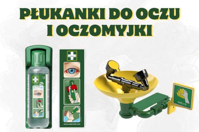 Płukanki do oczu i oczomyjki – jakie rozwiązania sprawdzą się w miejscu pracy?